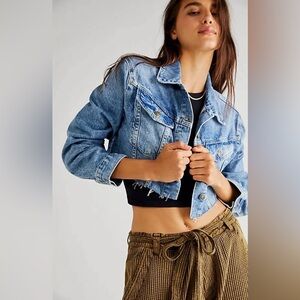 NWT: Free People Ollie Femme Trucker Jacket